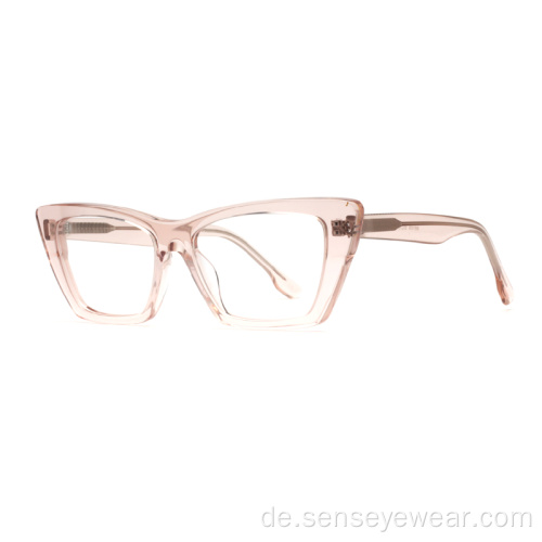 Cat Eye Design Unisex Acetat optische Rahmenbrille